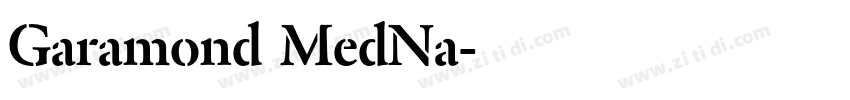 Garamond MedNa字体转换 Garamond MedNa字体转换